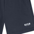 Navy Blue Logo Shorts, 4, hi-res