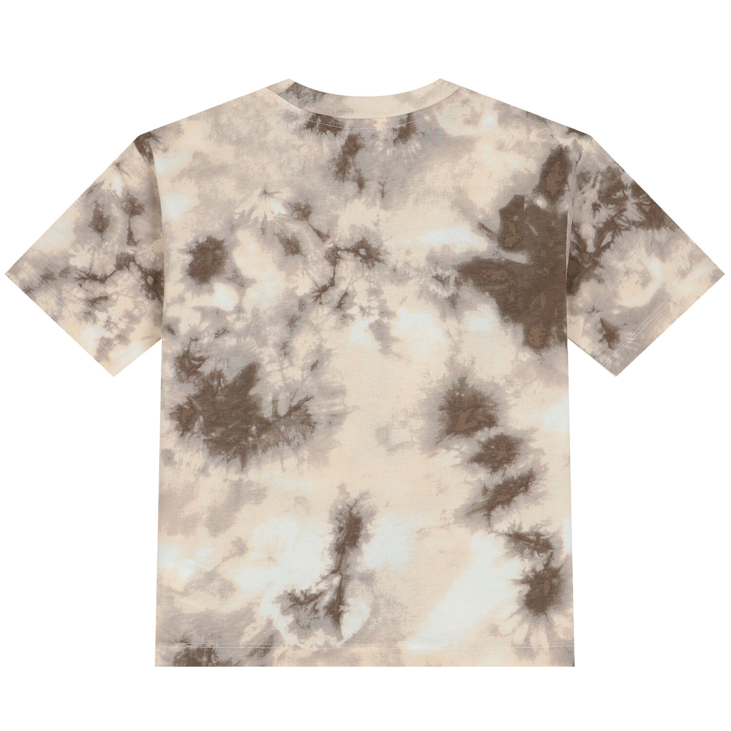 Boys Beige Tie-Dye Logo T-Shirt, 1, hi-res