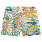 Girls Ivory Logo Shorts, 1, hi-res