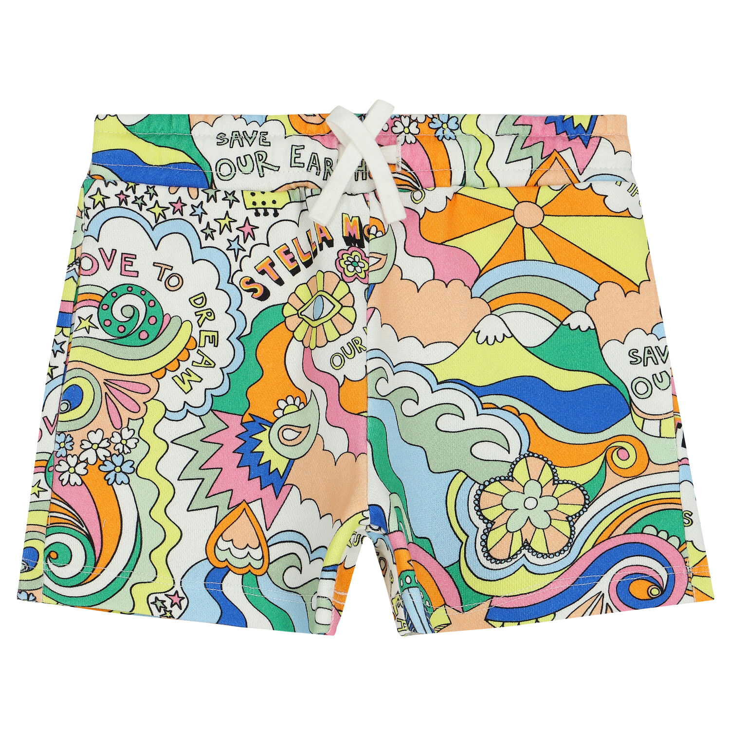 Girls Ivory Logo Shorts, 1, hi-res