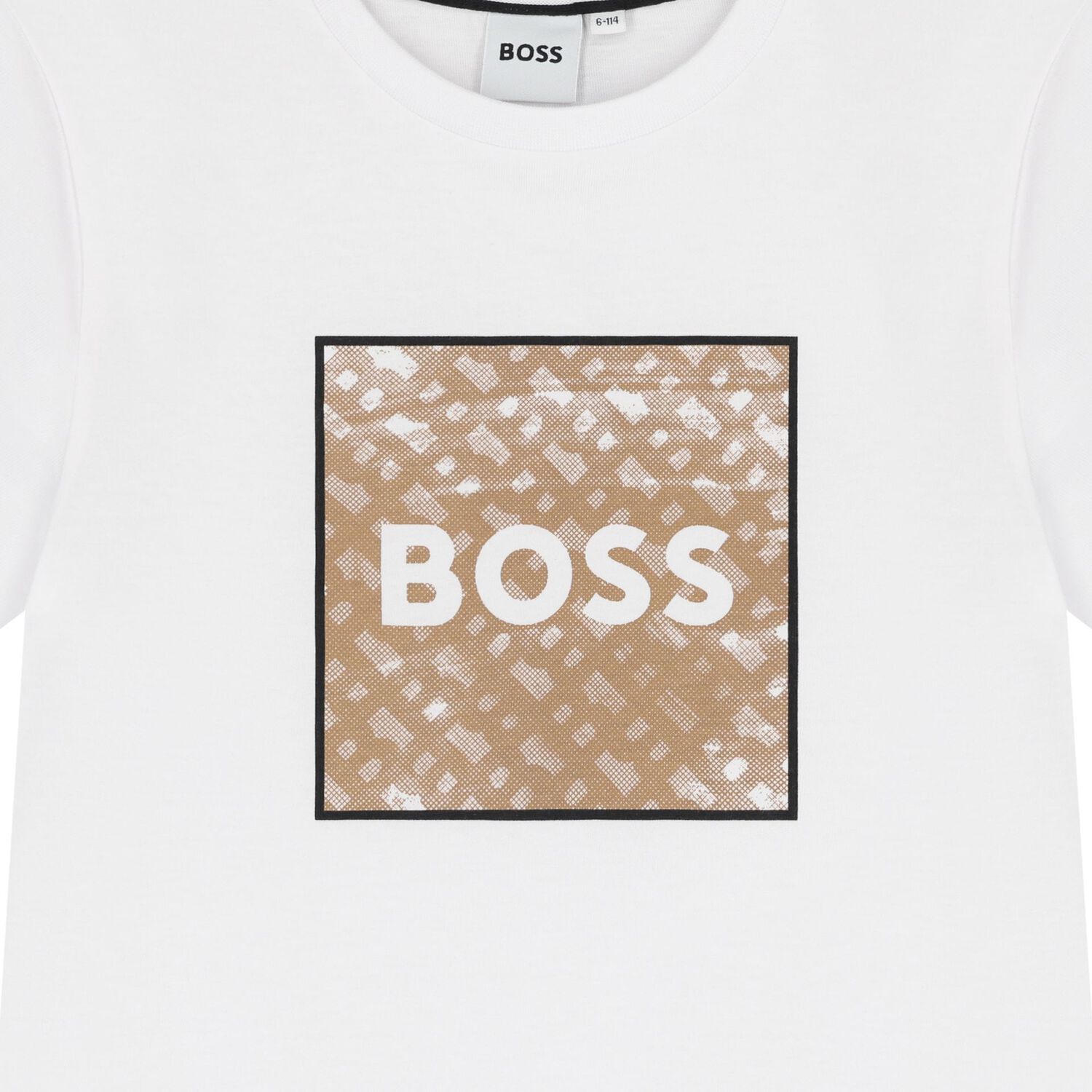Boys White Logo T-Shirt, 1, hi-res image number null