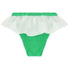 Girls Green Crinkle Bikini, 2, hi-res