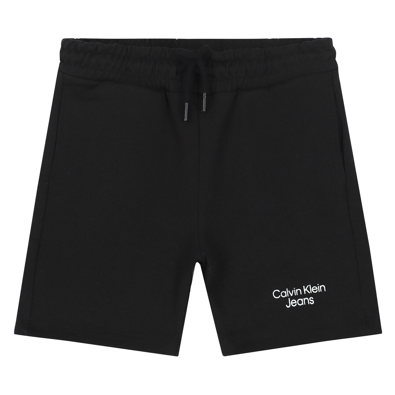 Boys Black Logo Shorts, 2, hi-res