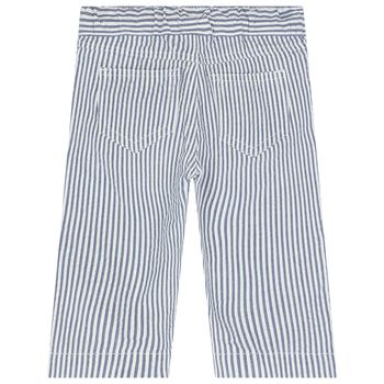 Baby Boys Blue & White Trousers