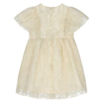 Younger Girls Gold Logo Dress