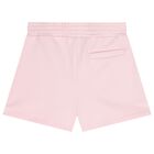 Girls Pink Logo Shorts, 1, hi-res