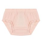 Baby Girls Pink Logo Tulle Dress Set, 2, hi-res