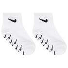 White & Black Logo Socks ( 3-Pack ), 1, hi-res