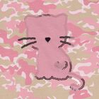 Girls Pink Camouflage Sweatshirt Dress, 1, hi-res