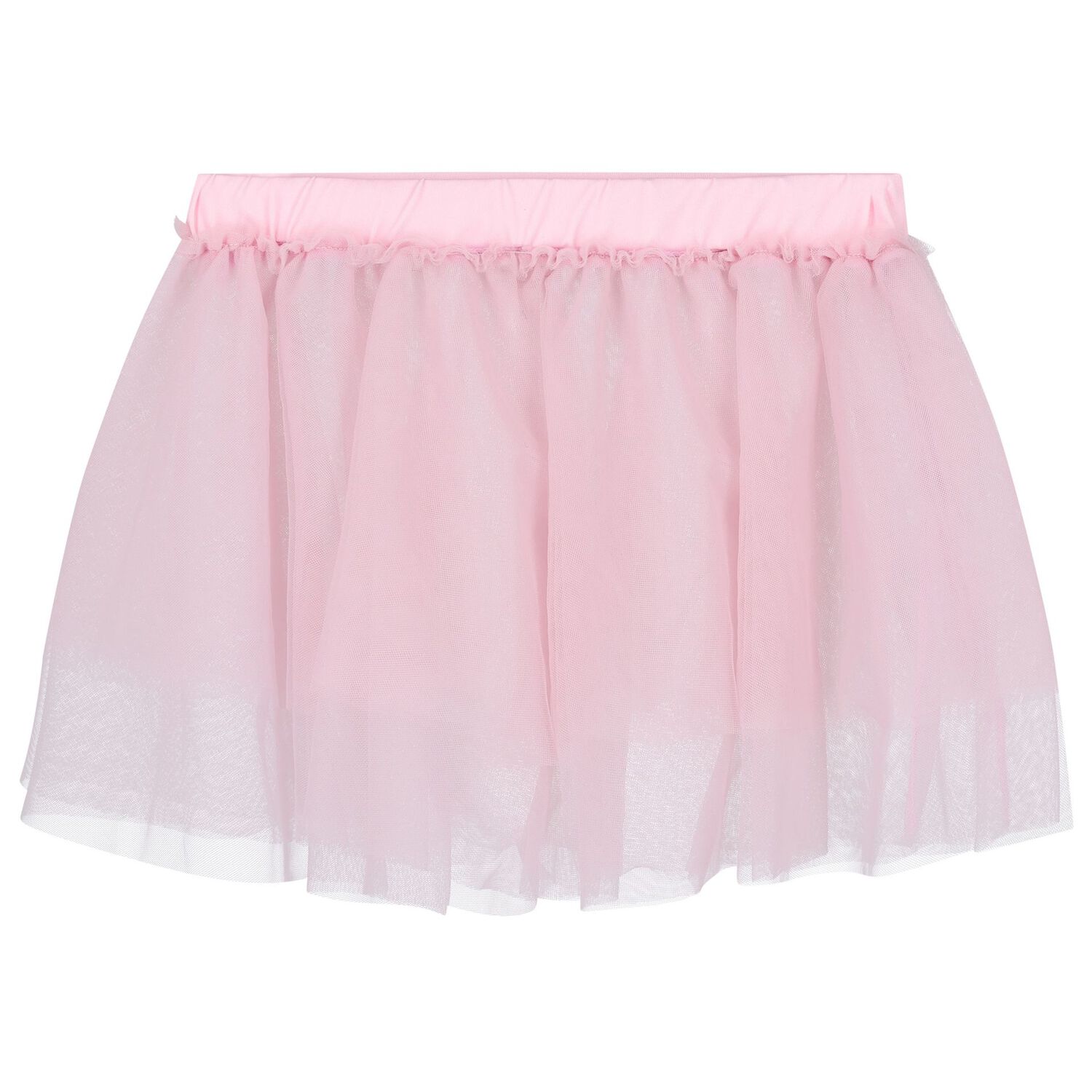 Younger Girls Pink Rose Tulle Swimsuit Set, 1, hi-res