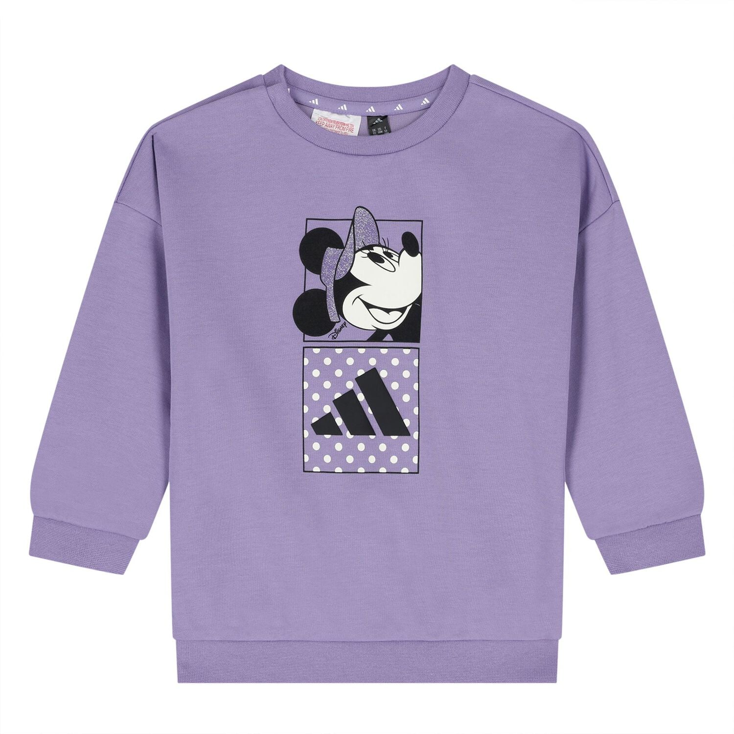 Younger Girls Purple Minnie Mouse Disney Tracksuit, 1, hi-res