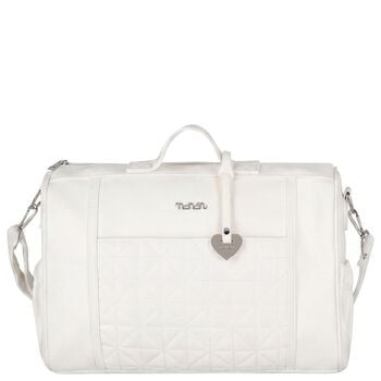 Ivory Quilted Baby Changing Bag ( 32cm )