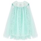 Girls Green Sequin Tulle Dress, 1, hi-res