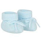 Baby Boys Blue Mittens & Booties Gift Set, 1, hi-res