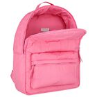Girls Pink Logo Backpack, 1, hi-res