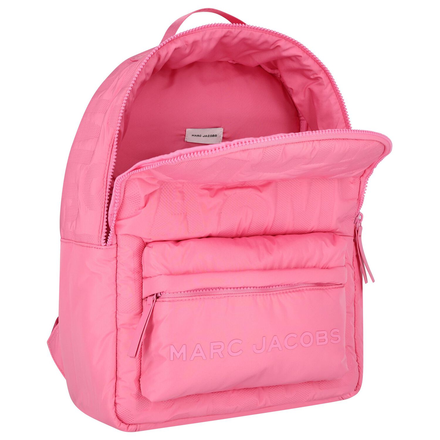 Girls Pink Logo Backpack, 1, hi-res