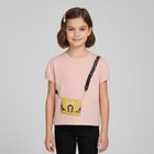 Girls Pink Logo Bag T-Shirt, 1, hi-res