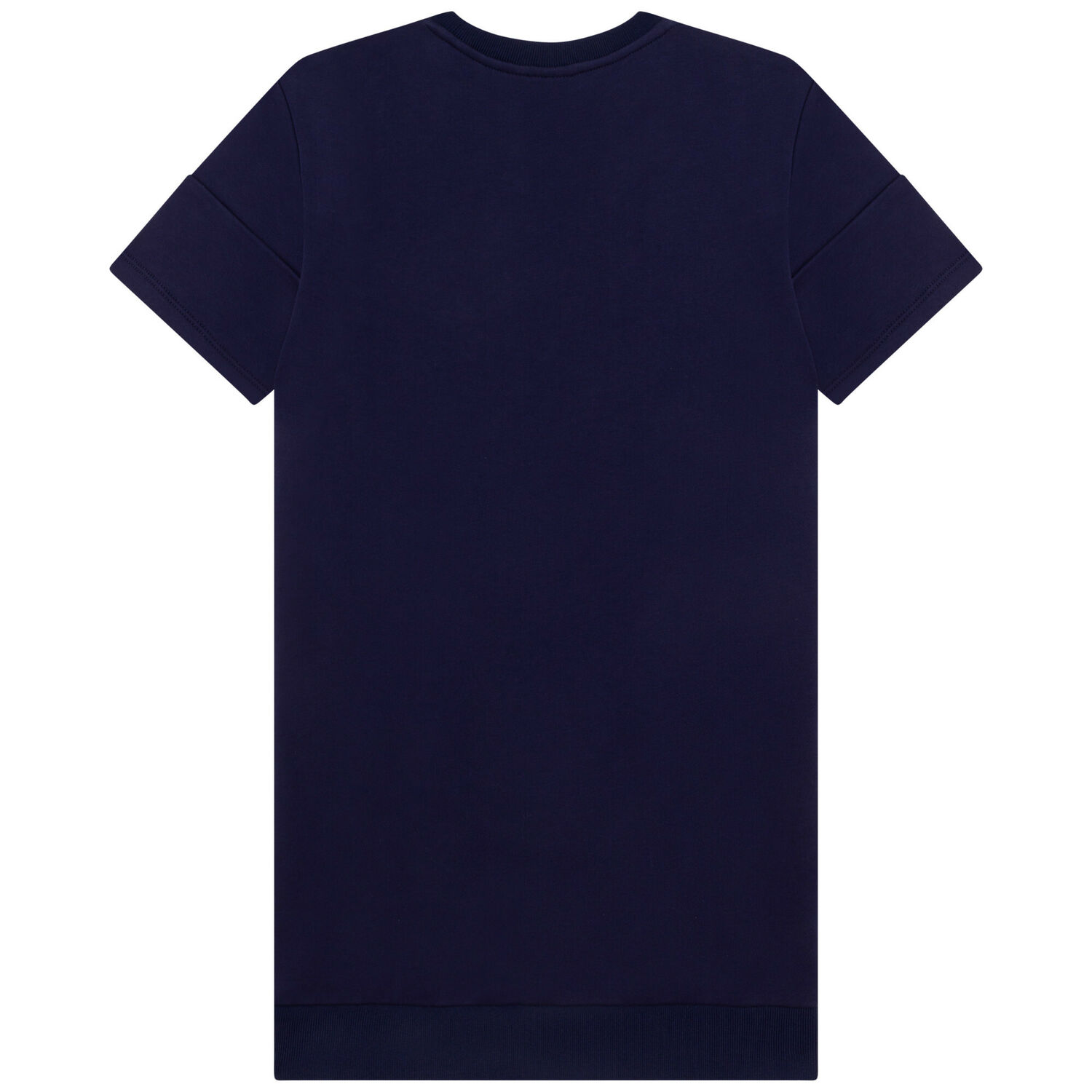 Girls Navy Blue Logo Dress, 1, hi-res