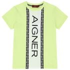 Boys Green Logo T-Shirt, 1, hi-res