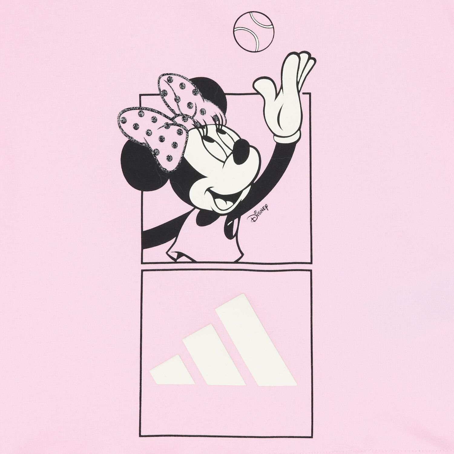 Girls Pink & Black Minnie Mouse Disney Shorts Set, 1, hi-res