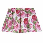 Girls Floral Print Skirt, 1, hi-res