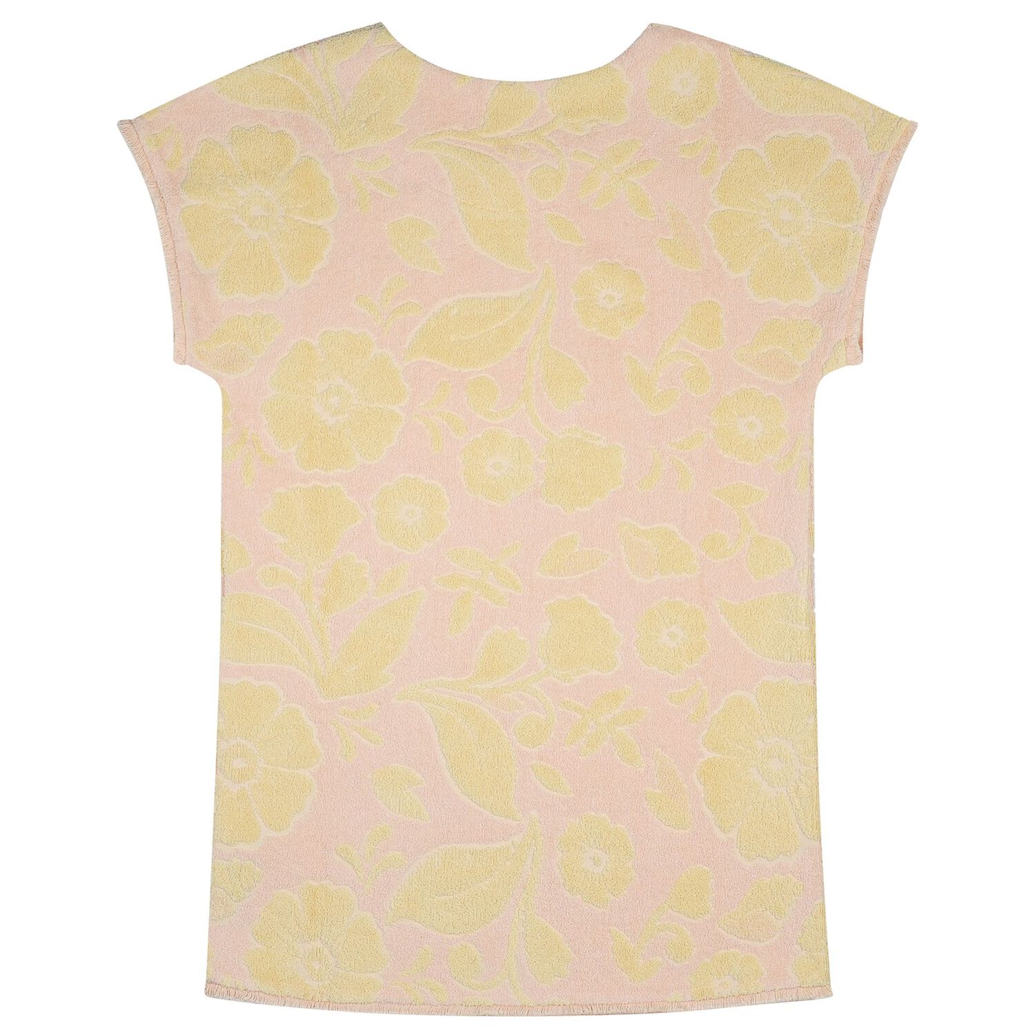 Girls Mini Me Pink & Yellow Floral Dress , 1, hi-res