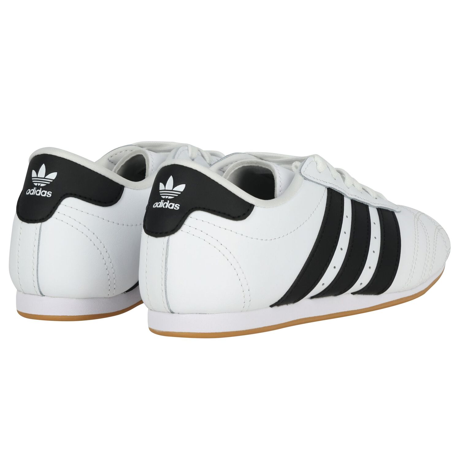 White & Black Logo Taekwondo Lace Trainers, 1, hi-res