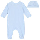 Baby Boys Blue Babygrow Gift Set, 2, hi-res