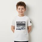 Boys White Logo T-Shirt, 3, hi-res