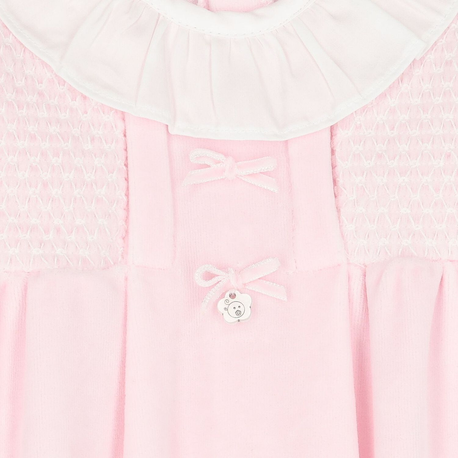 Baby Girls Pink Babygrow, 1, hi-res