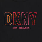 Girls Black Logo Dress, 1, hi-res