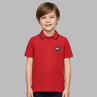 Boys Red Logo Polo Shirt, 2, hi-res