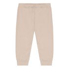 Baby Boys Beige Teddy Bear Tracksuit, 1, hi-res