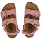 Younger Girls Pink Milano Sandals, 1, hi-res