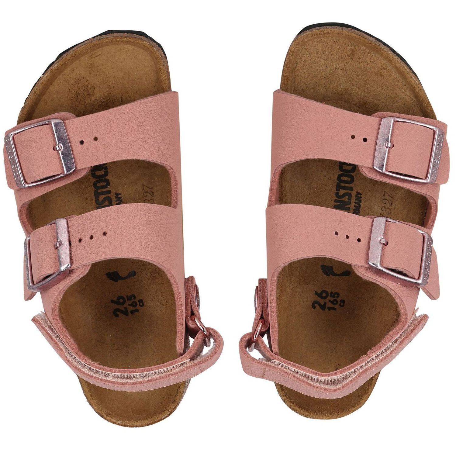 Younger Girls Pink Milano Sandals, 1, hi-res image number null