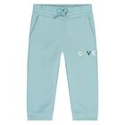 Younger Boys Blue Logo Joggers, 1, hi-res