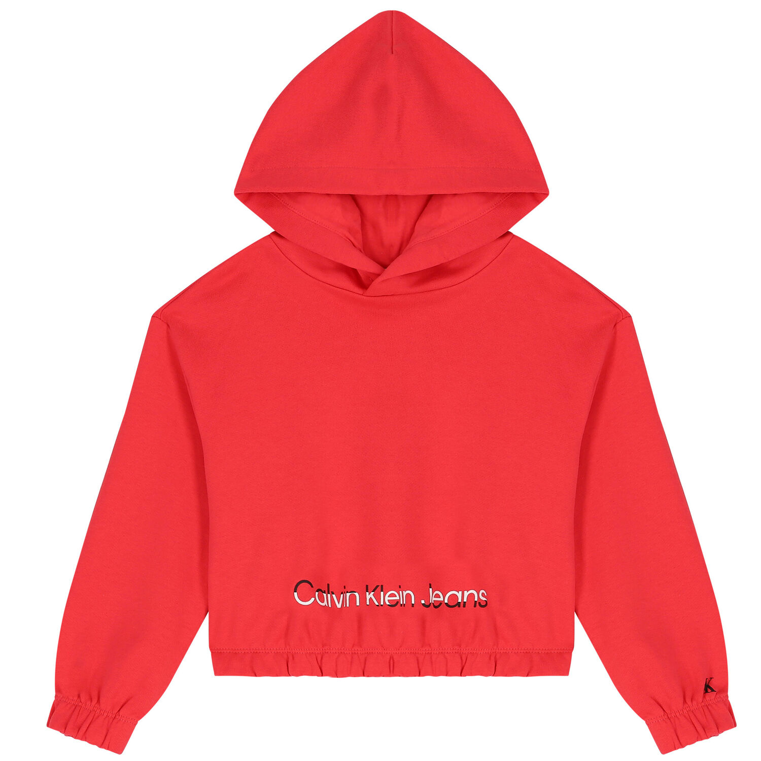 Girls Pink Logo Hooded Top, 1, hi-res image number null