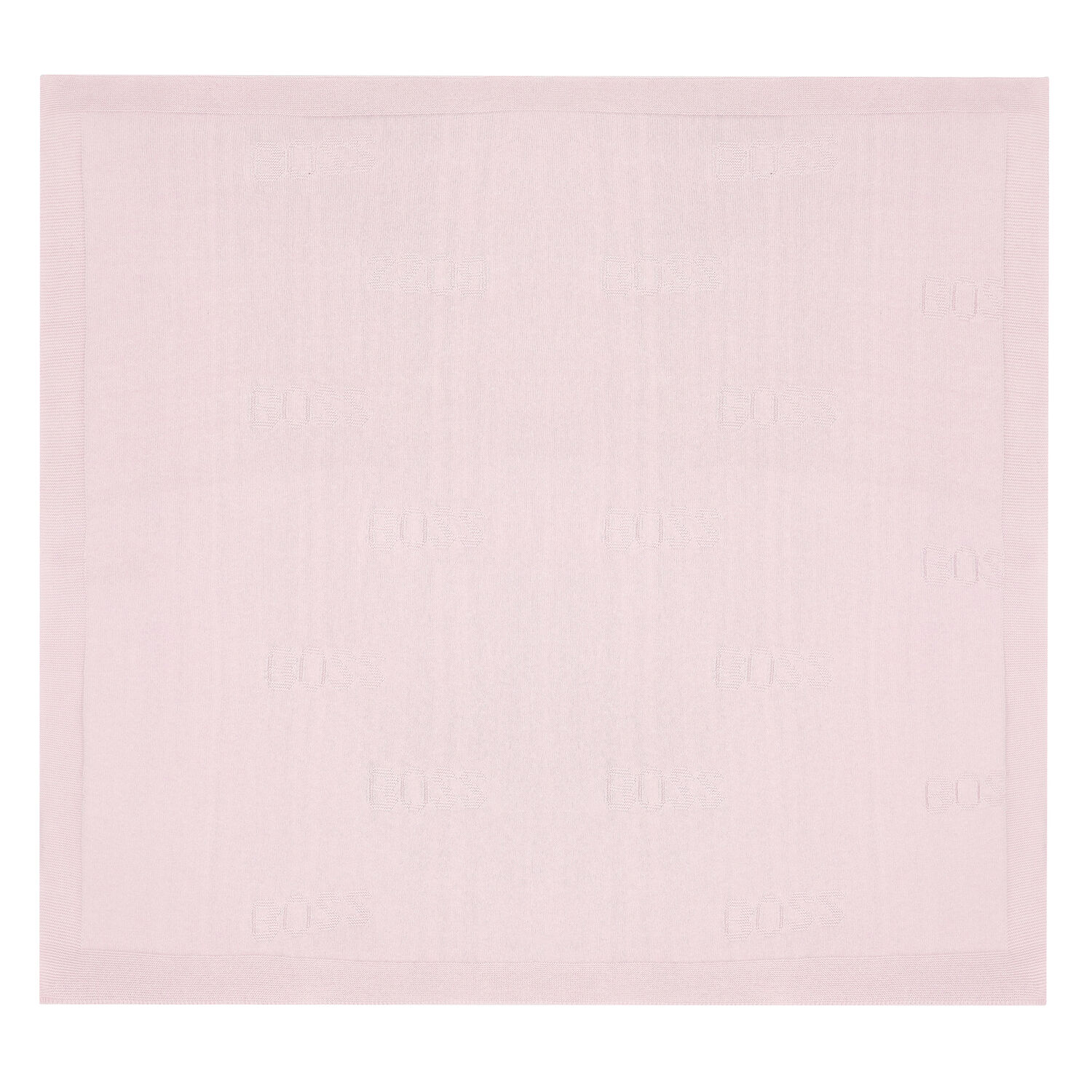 Pink Logo Knitted Baby Blanket, 1, hi-res image number null