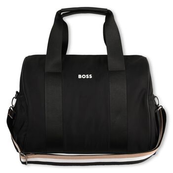 Black Logo Baby Changing Bag