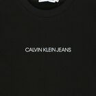 Girls Black Logo Sweatshirt, 1, hi-res