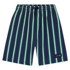 Boys Blue Striped Shorts, 1, hi-res