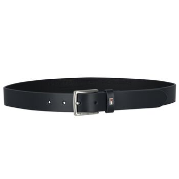 Boys Navy Blue Logo Belt