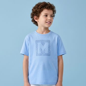Boys Blue Logo T-Shirt