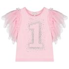 Girls Pink 1st Birthday T-Shirt, 11, hi-res