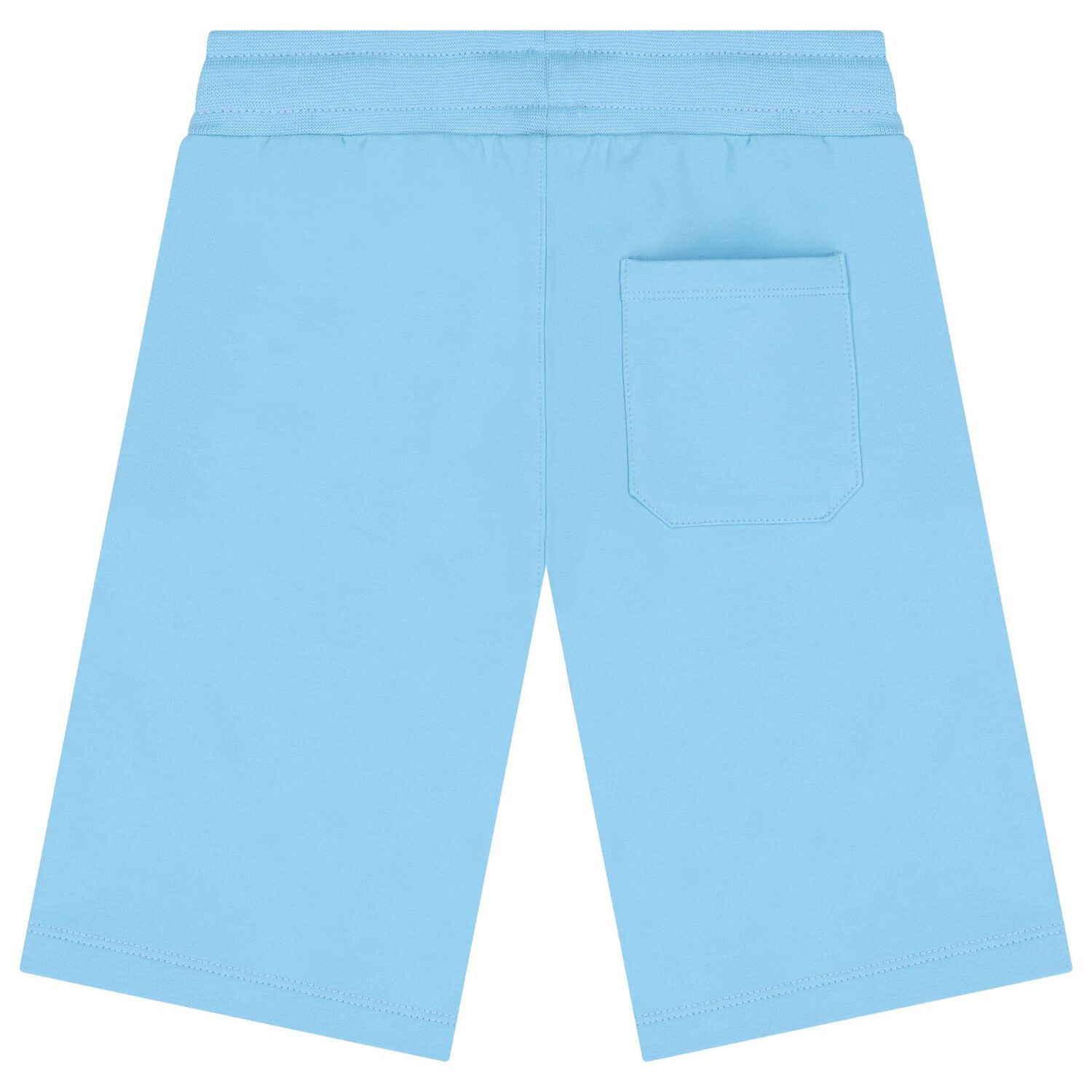 Boys Blue Logo Shorts, 1, hi-res