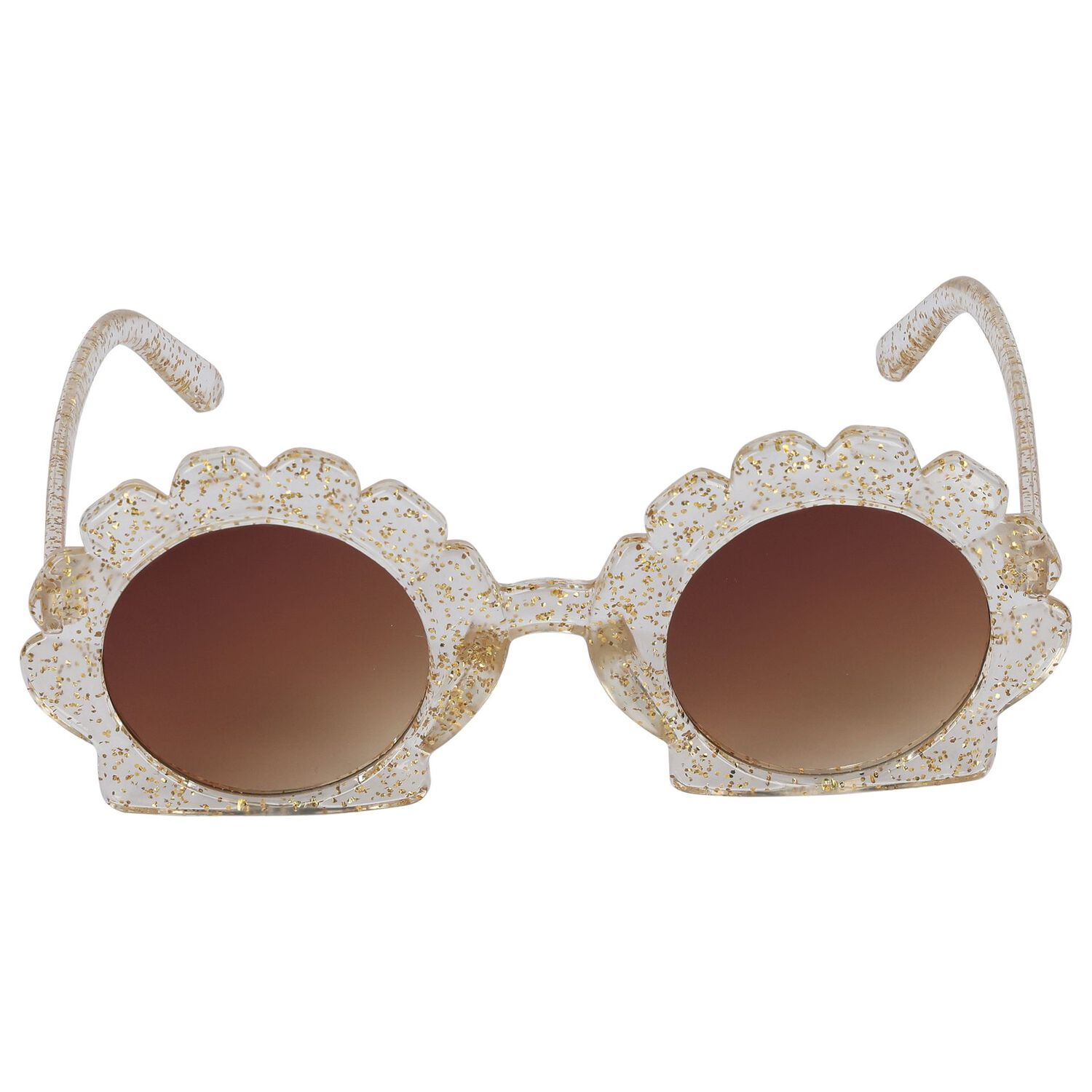 Girls Gold Logo Sunglasses, 1, hi-res