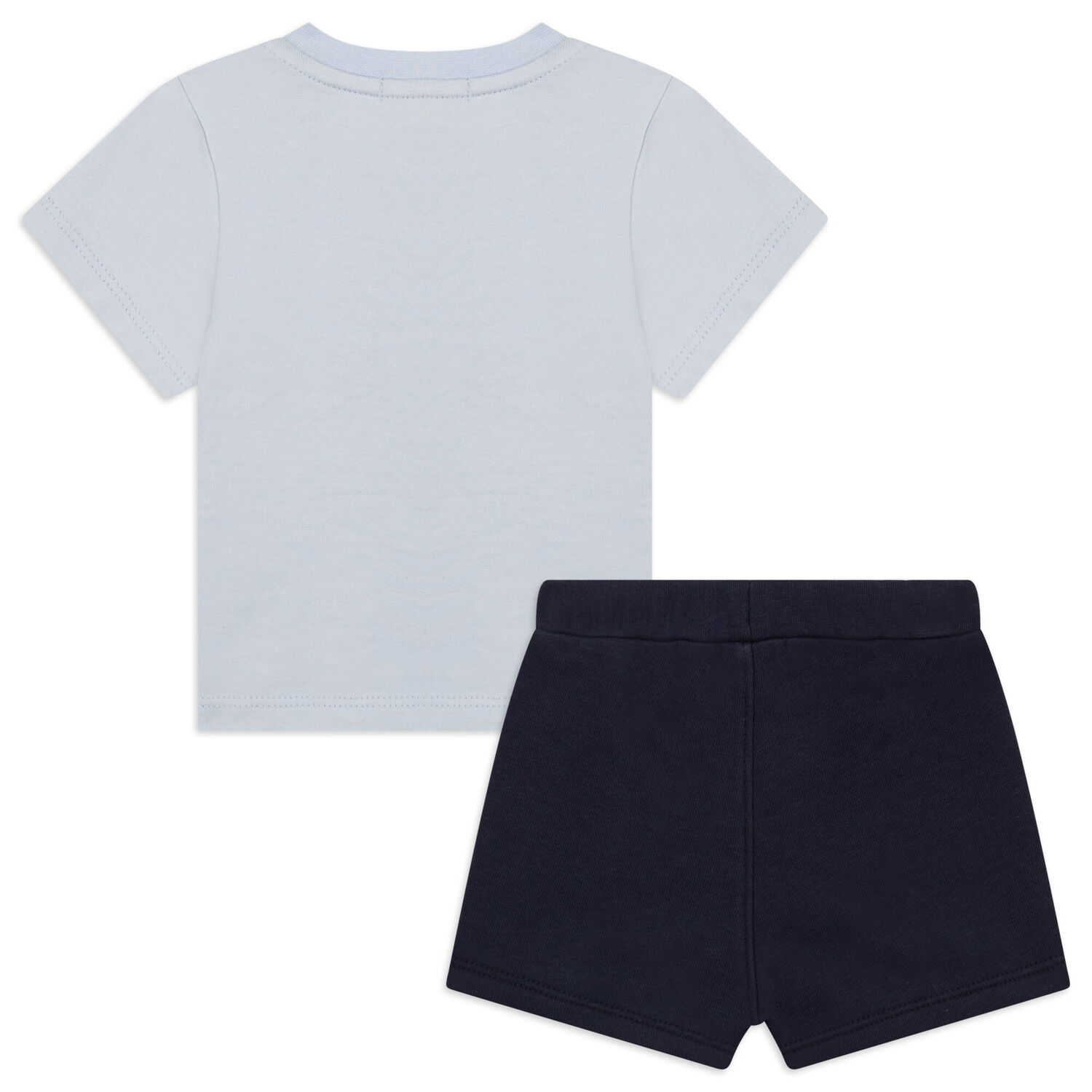 Baby Boys Blue Shorts & T-Shirt Set, 2, hi-res