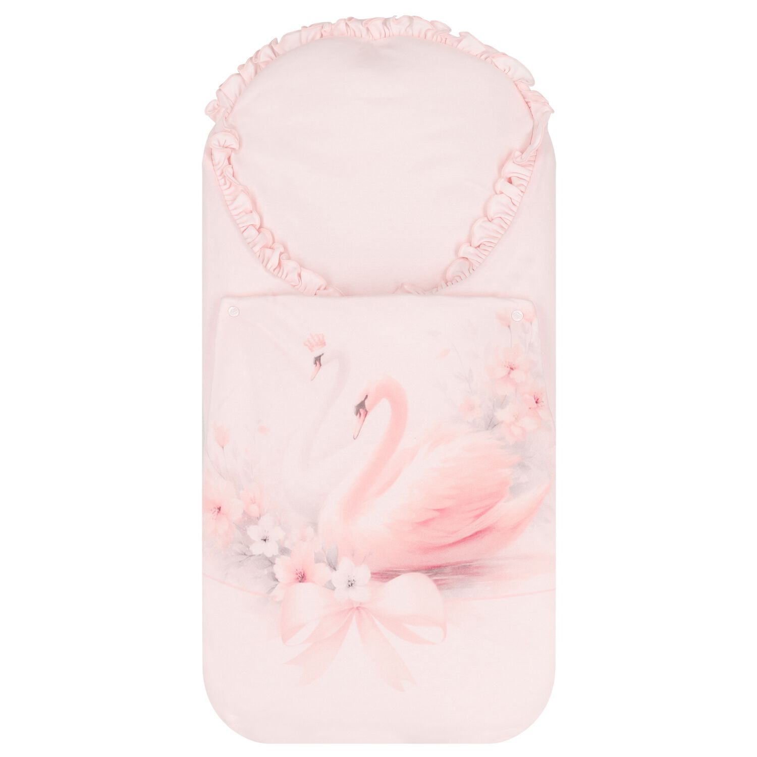 Baby Girls Pink Swan Nest, 1, hi-res image number null