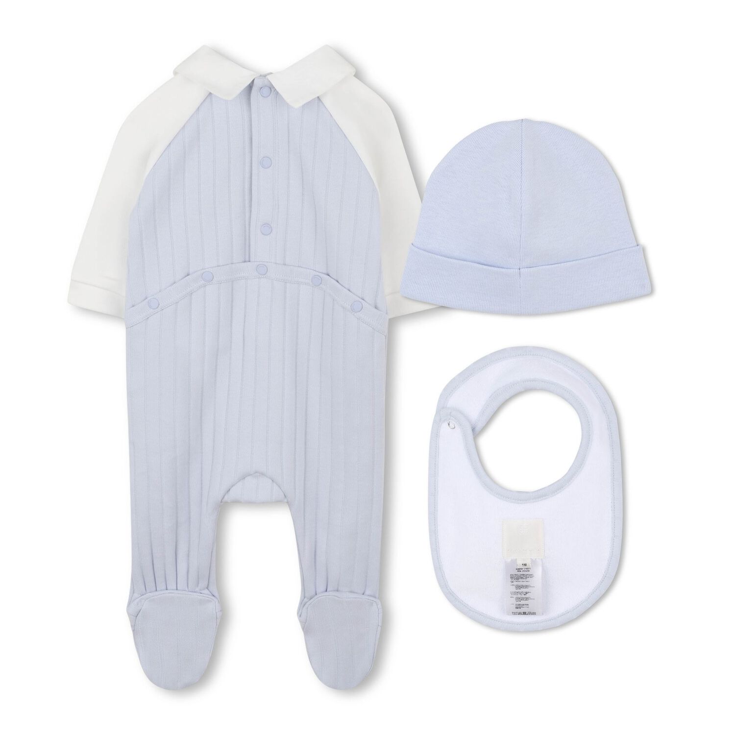 Blue & White Logo Babygrow Gift Set, 2, hi-res image number null