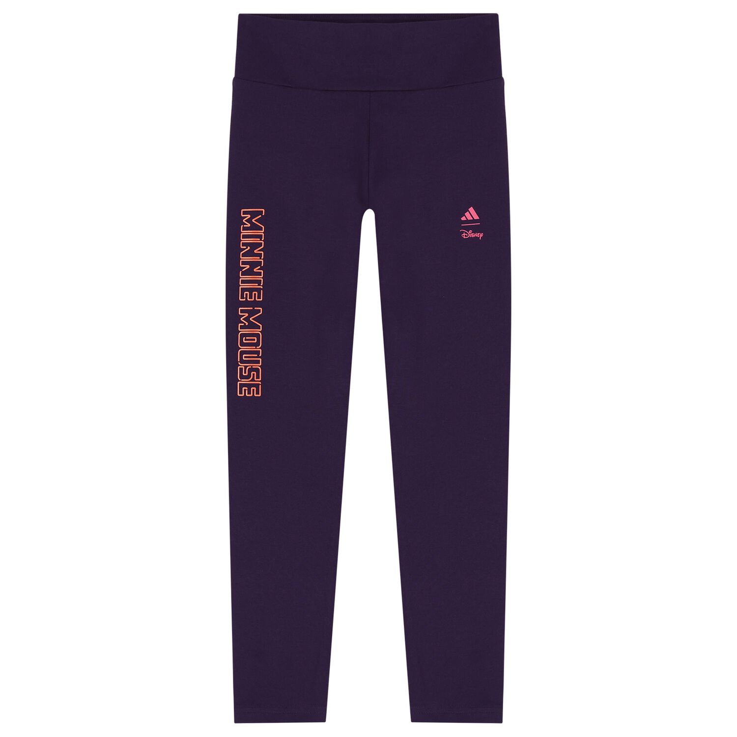 Girls Purple Disney Logo Leggings, 1, hi-res